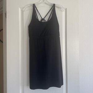 Soma M Sleeveless Black Strappy Dress Sport 24/7 NWT